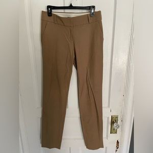 Loft Zoe Straight 4T pant in khaki